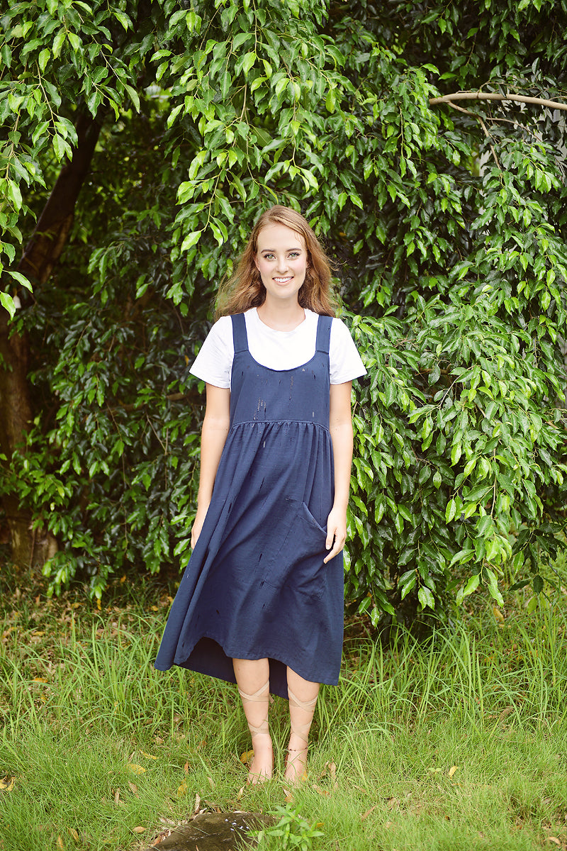 Linen Dress Organic Cotton Dress Natural Fabric Organic Cotton Clothing 
