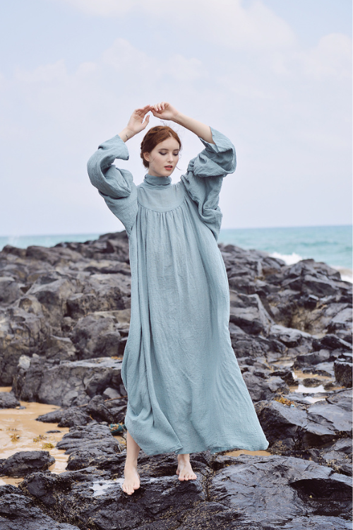 Beatrice Caftan Dress – Victorian-inspired Caftan Dress