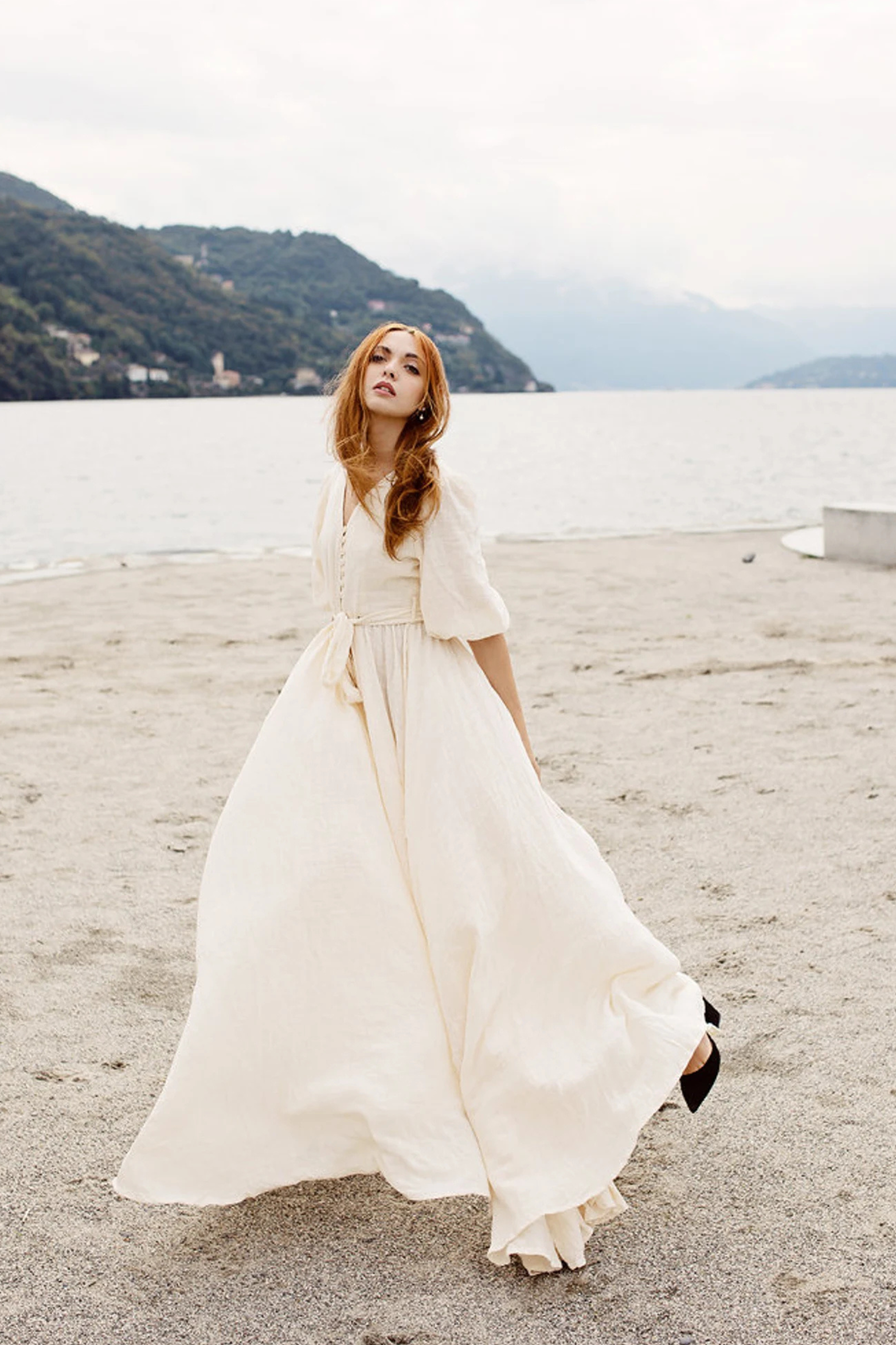 Anita Wrap Dress – Cottagecore Button Front Wrap Dress