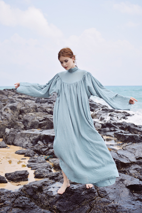 Beatrice Caftan Dress – Victorian-inspired Caftan Dress