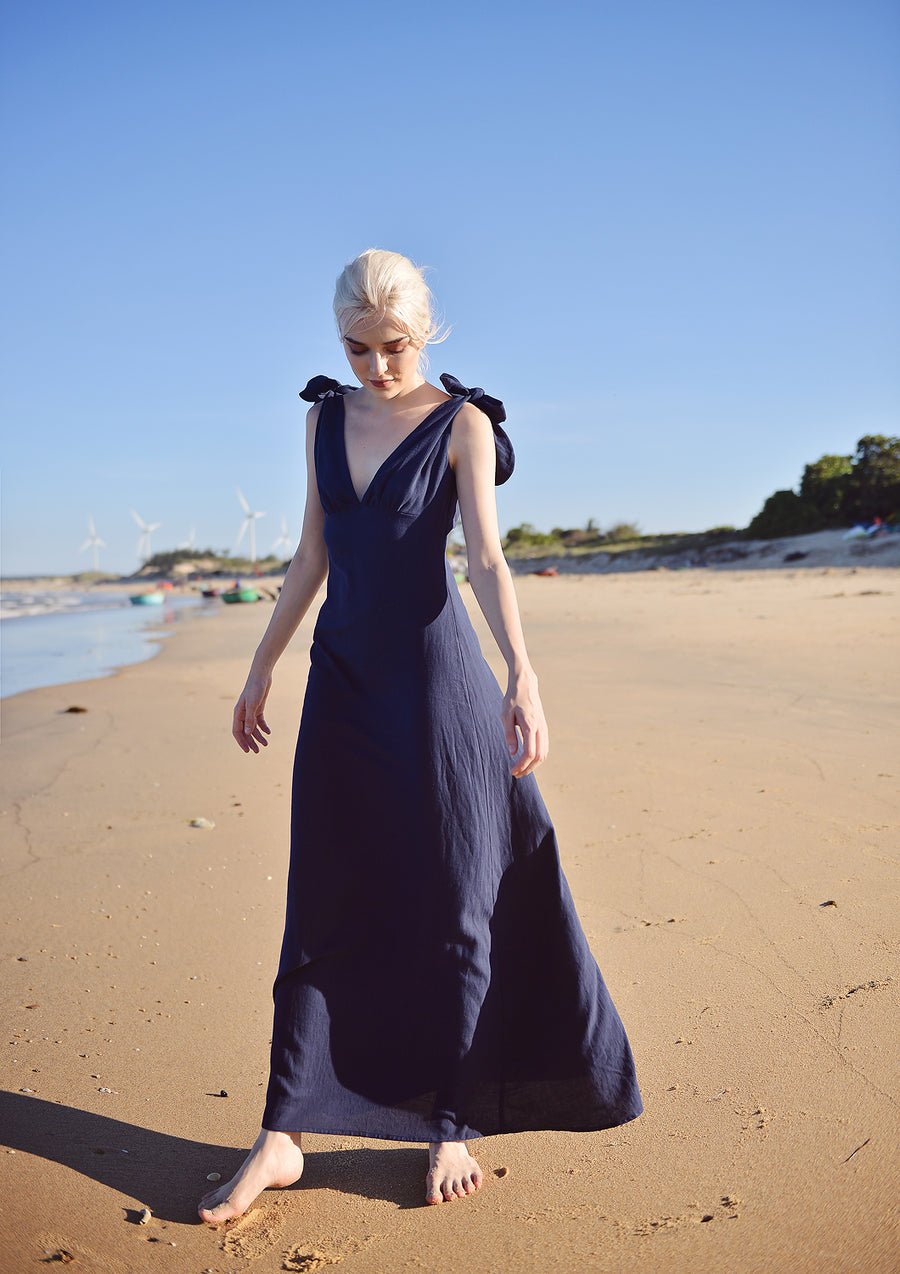 Linen Dress Maxi - Linen Dresses for Women - Summer Linen Dress