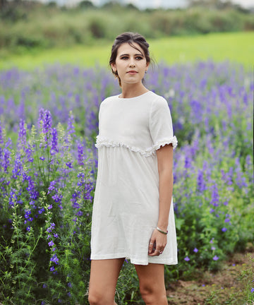 Petite Linen Dress - Short Cotton Dress - Organic Cotton Dress