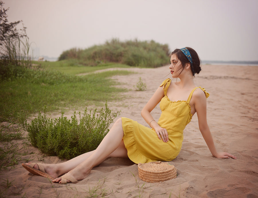Summer Cotton Dress - Organic Cotton - Natural Fabric