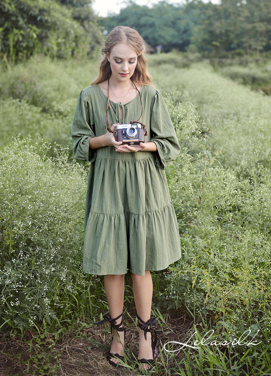 Linen Loose Dress - Summer Women Dress - Organic Clothing - Linen Cotton Dress - Natural Fabric