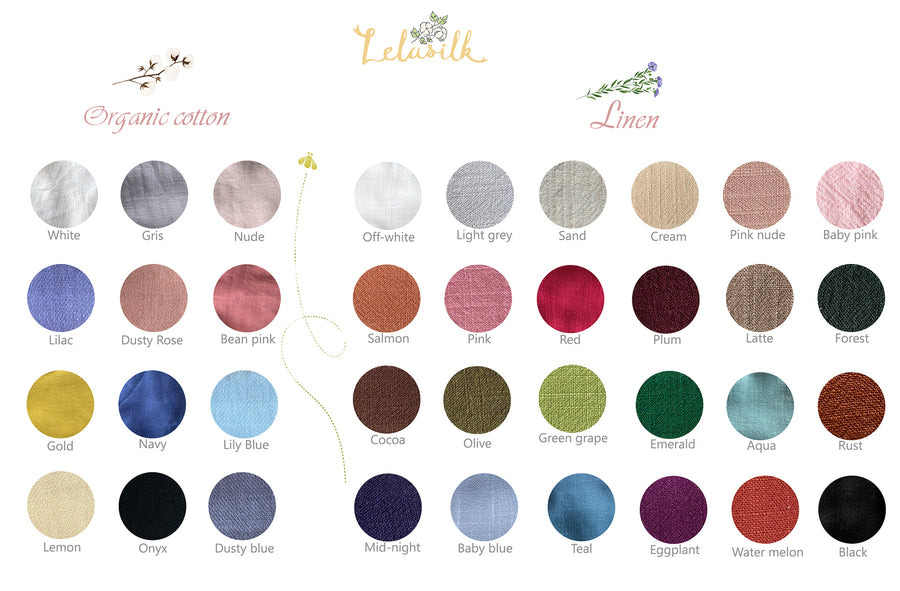 Linen/Cotton Color Chart